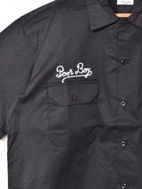 【3色展開】Backers ワッペン付き 半袖 ワークシャツ