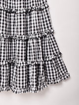 Emerald Motel ギンガムチェック ティアード キャミソールワンピース