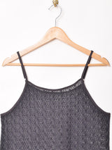 【2色展開】 メッシュ キャミソールワンピース