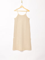 【2色展開】 メッシュ キャミソールワンピース