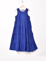 【2色展開】Emerald Motel バックリボン ティアード スリーブレスワンピース