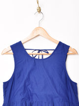 【2色展開】Emerald Motel バックリボン ティアード スリーブレスワンピース