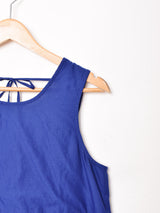 【2色展開】Emerald Motel バックリボン ティアード スリーブレスワンピース