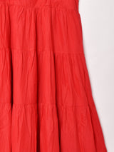 【2色展開】Emerald Motel バックリボン ティアード スリーブレスワンピース