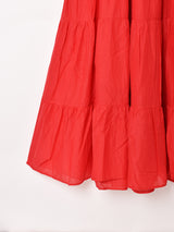 【2色展開】Emerald Motel バックリボン ティアード スリーブレスワンピース