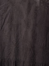 【4色展開】Emerald Motel バックリボン 織柄 ティアード スリーブレスワンピース