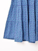 【4色展開】Emerald Motel バックリボン 織柄 ティアード スリーブレスワンピース