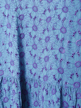 【4色展開】Emerald Motel バックリボン 織柄 ティアード スリーブレスワンピース