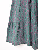 【4色展開】Emerald Motel バックリボン 織柄 ティアード スリーブレスワンピース