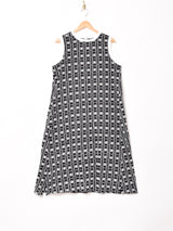 【3色展開】Emerald Motel 刺繍 スリーブレスワンピース