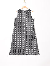 【3色展開】Emerald Motel 刺繍 スリーブレスワンピース