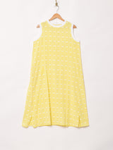 【3色展開】Emerald Motel 刺繍 スリーブレスワンピース