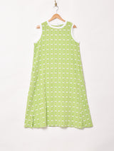 【3色展開】Emerald Motel 刺繍 スリーブレスワンピース