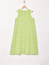 【3色展開】Emerald Motel 刺繍 スリーブレスワンピース