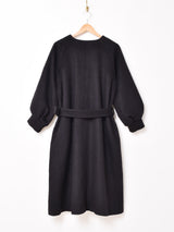 【3色展開】Meridian ノーカラー ロングコート