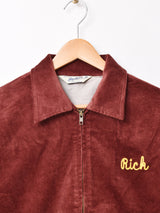 【2色展開】Backers インディアン コーデュロイジャケット