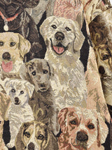 犬柄 タペストリー ジャケット