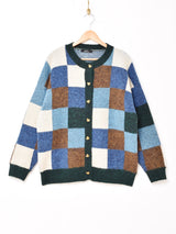 Meridian スクエアデザイン カーディガン