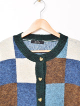 Meridian スクエアデザイン カーディガン