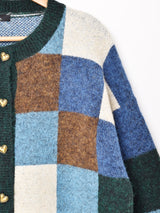 Meridian スクエアデザイン カーディガン