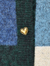 Meridian スクエアデザイン カーディガン