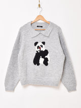Meridian PANDA 襟付きセーター