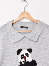 Meridian PANDA 襟付きセーター