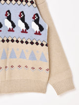 Elcamino ペンギンモチーフ セーター