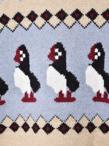 Elcamino ペンギンモチーフ セーター