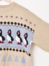 Elcamino ペンギンモチーフ セーター