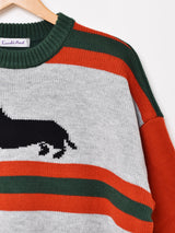 【2色展開】Emerald Motel ダックスフント ボーダーセーター