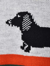 【2色展開】Emerald Motel ダックスフント ボーダーセーター