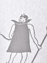 【2色展開】 プリントスウェットシャツ Devil「UNIVERSITY OF HILL」