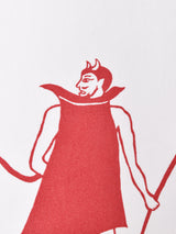 【2色展開】 プリントスウェットシャツ Devil「UNIVERSITY OF HILL」