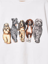 アメリカ製 イヌ プリント スウェットシャツ