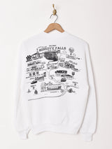 アメリカ製 プリント スウェットシャツ