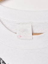 アニマル イヌ プリントスウェットシャツ