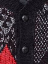 総柄 カーディガン