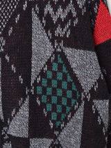 総柄 カーディガン