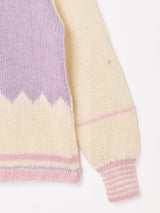 花刺繍 カーディガン