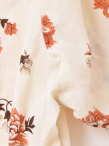 70's H BAR C 花柄 ロングテール ウエスタンシャツ