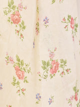 小花柄 レース ドレス