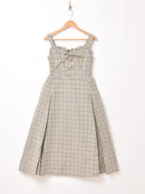 【5色展開】Emerald Motel 総柄 ジャガード織り キャミソールワンピース