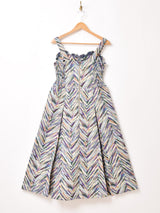 【5色展開】Emerald Motel 総柄 ジャガード織り キャミソールワンピース