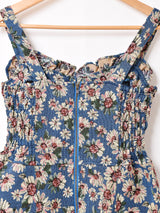 【5色展開】Emerald Motel 総柄 ジャガード織り キャミソールワンピース