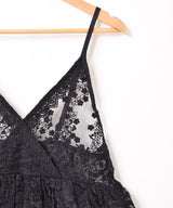 【3色展開】Meridian チュールレース キャミソールワンピース