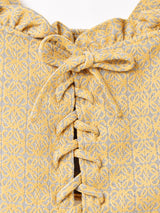 【5色展開】 Emerald Motel 総柄 ジャガード織り ビスチェ