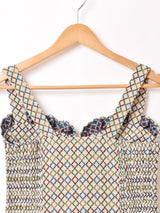 【5色展開】 Emerald Motel 総柄 ジャガード織り ビスチェ