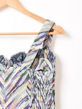 【5色展開】 Emerald Motel 総柄 ジャガード織り ビスチェ