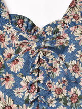 【5色展開】Emerald Motel 総柄 ジャガード織り ビスチェ